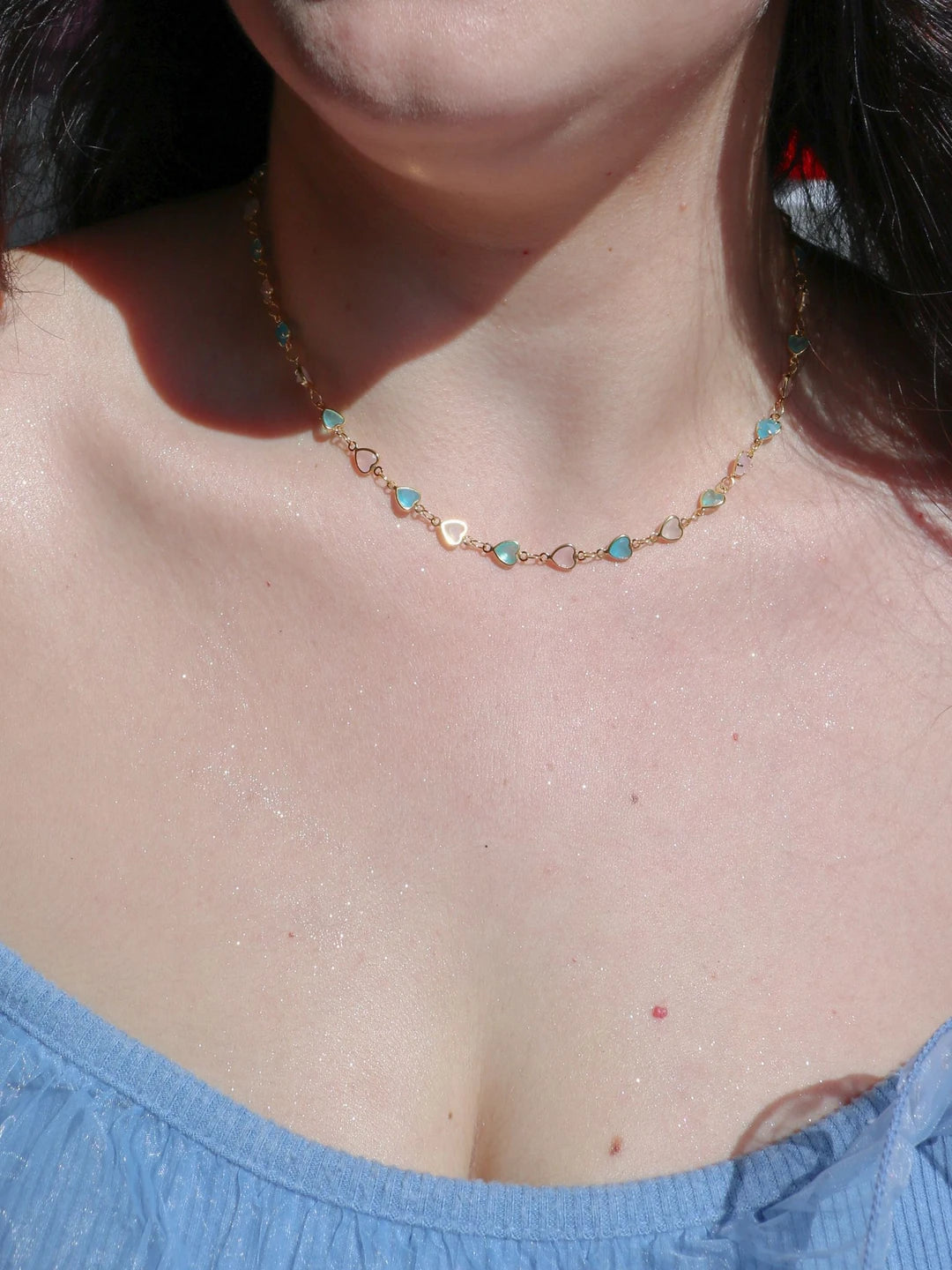 Icy Heart Necklace