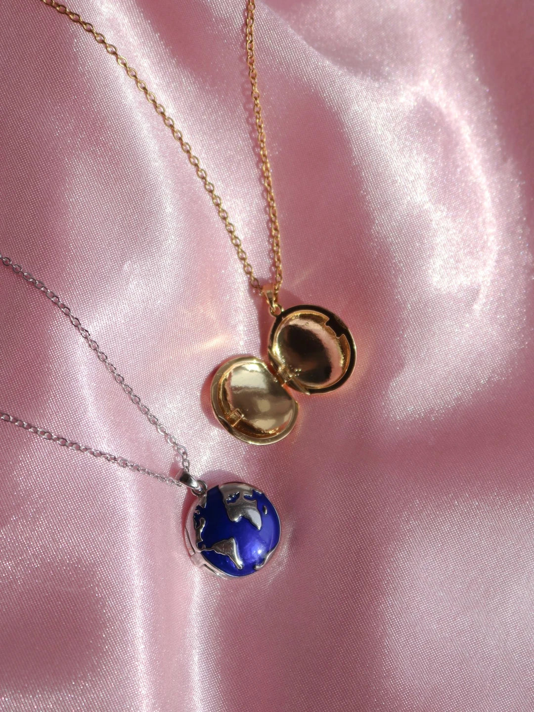 My Whole World Personalized Photo Necklace