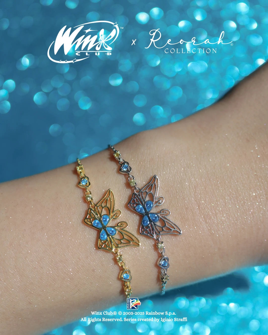 Winx Club® Bloom Enchantix Wings 925 Silver Bracelet