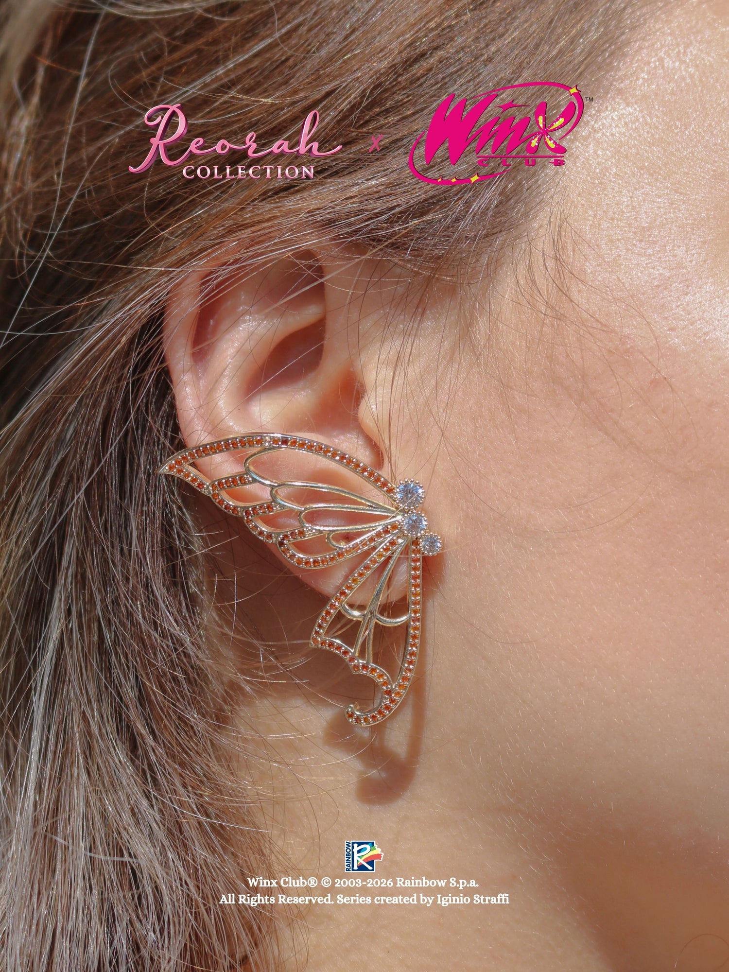 Winx Club® Stella Enchantix Half Wings Earrings