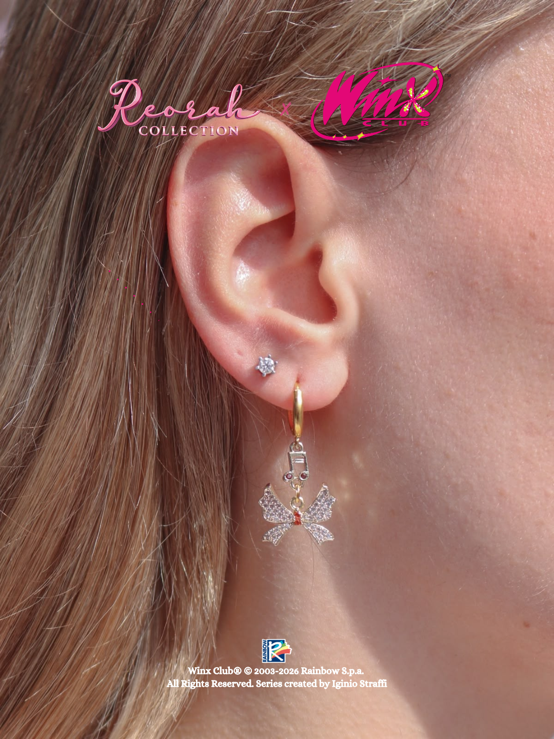 Winx Club® Musa Sparkling Wings Earrings
