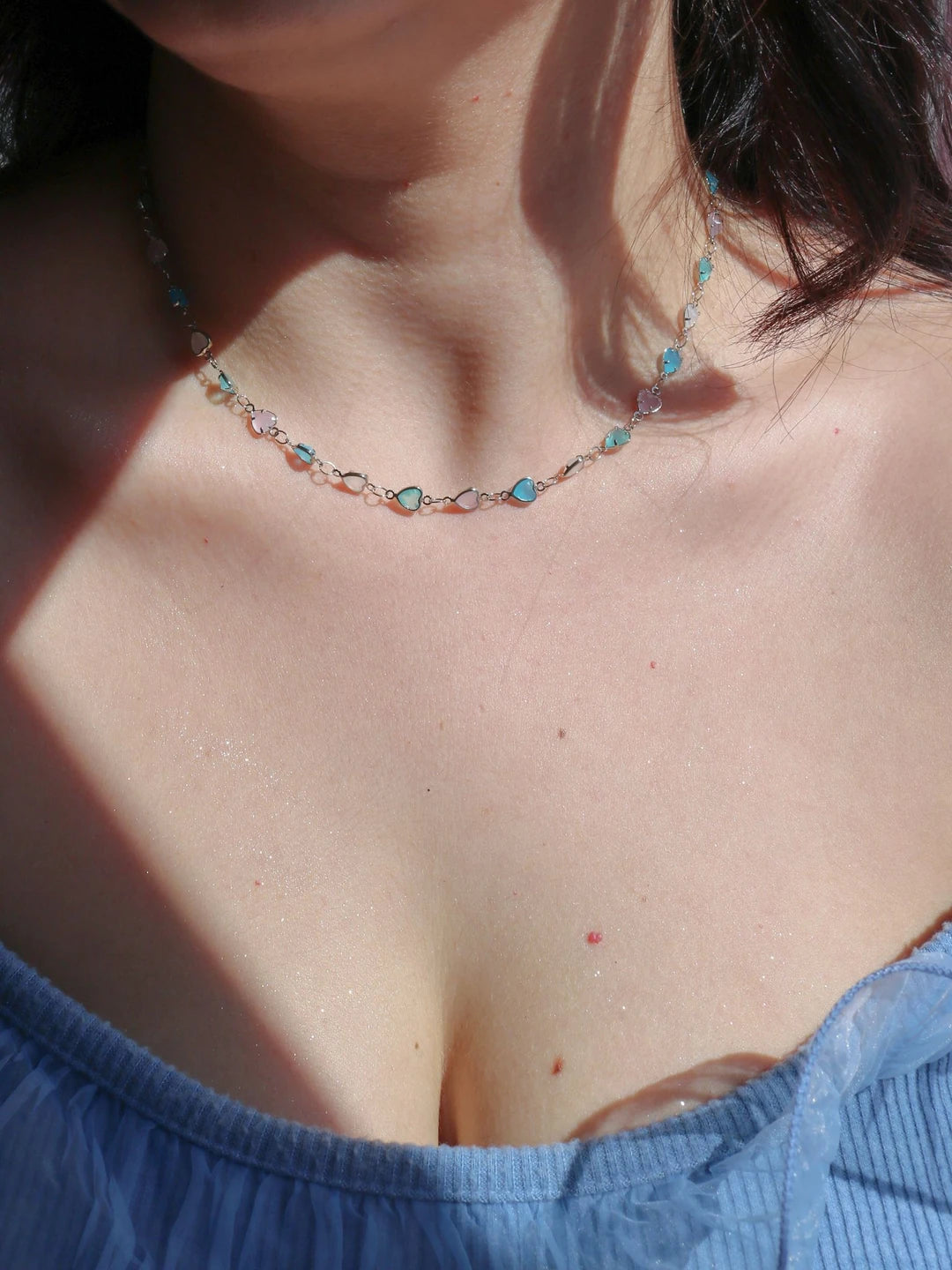 Icy Heart Necklace