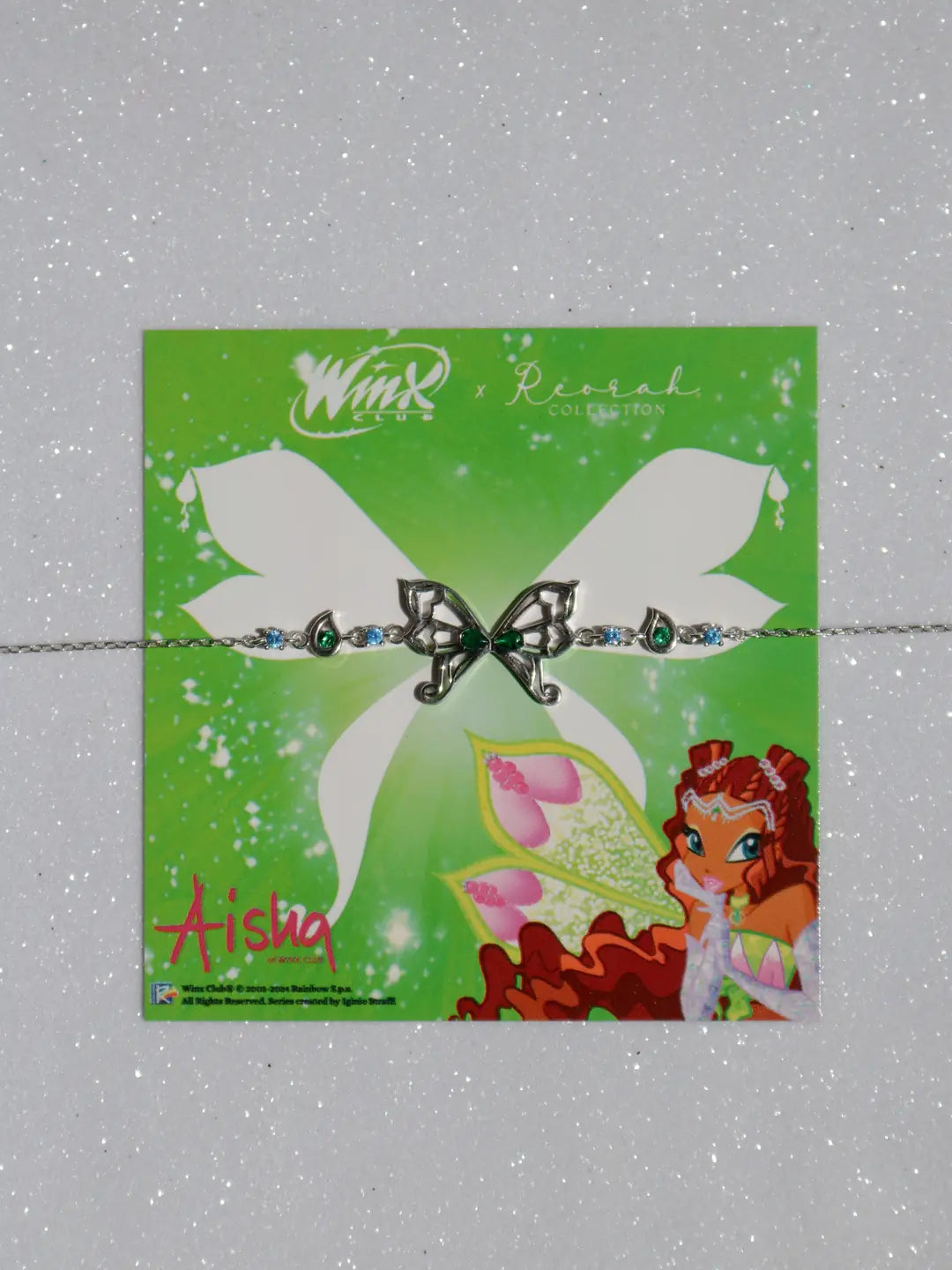 Winx Club® Aisha Enchantix Wings 925 Silver Bracelet
