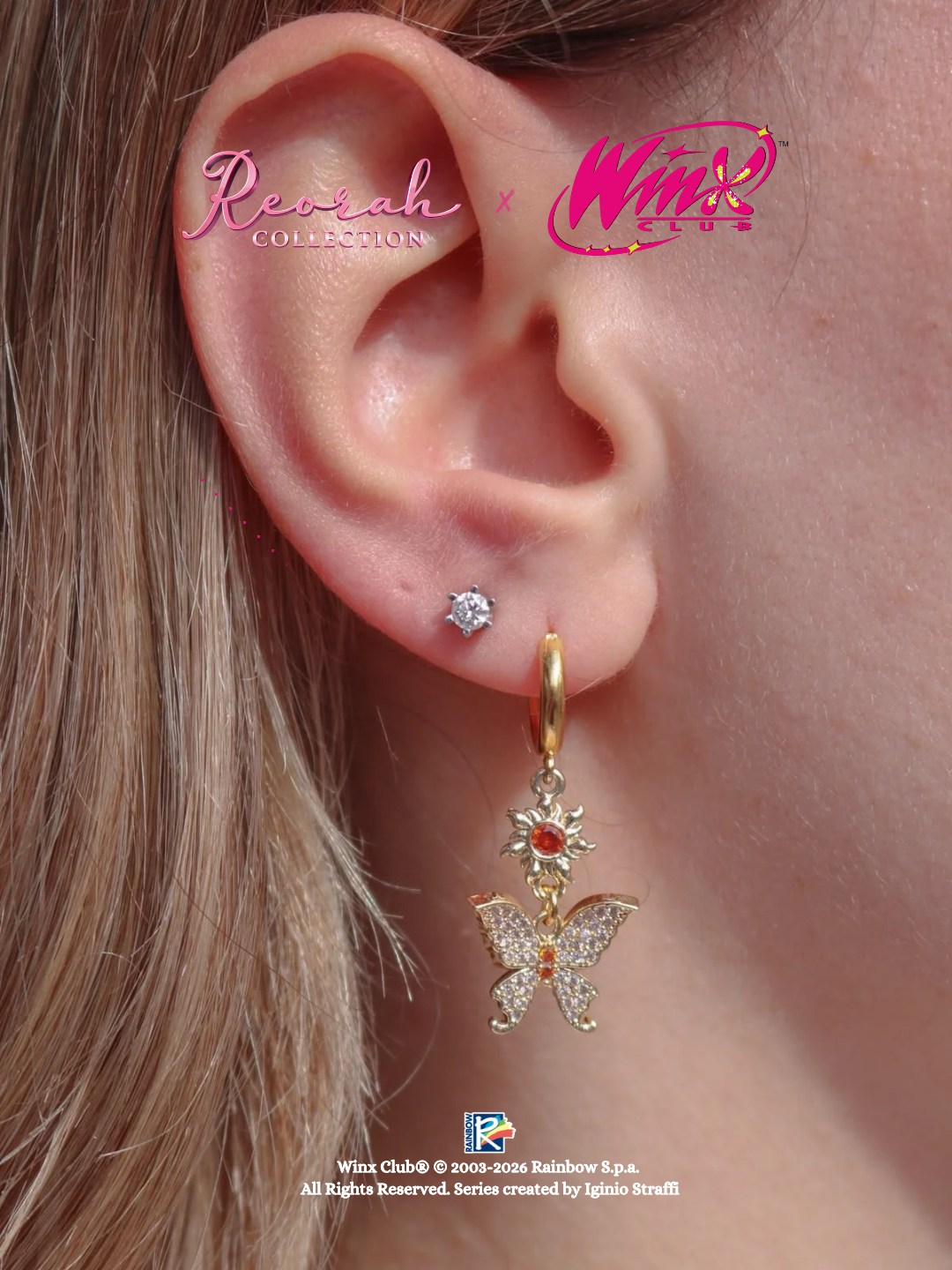 Winx Club® Stella Sparkling Wings Earrings