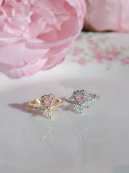 Sweet Pink Love Ring