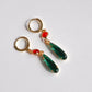 Howl's Moving Chateau Earrings, Green Earring, Anime Earrings