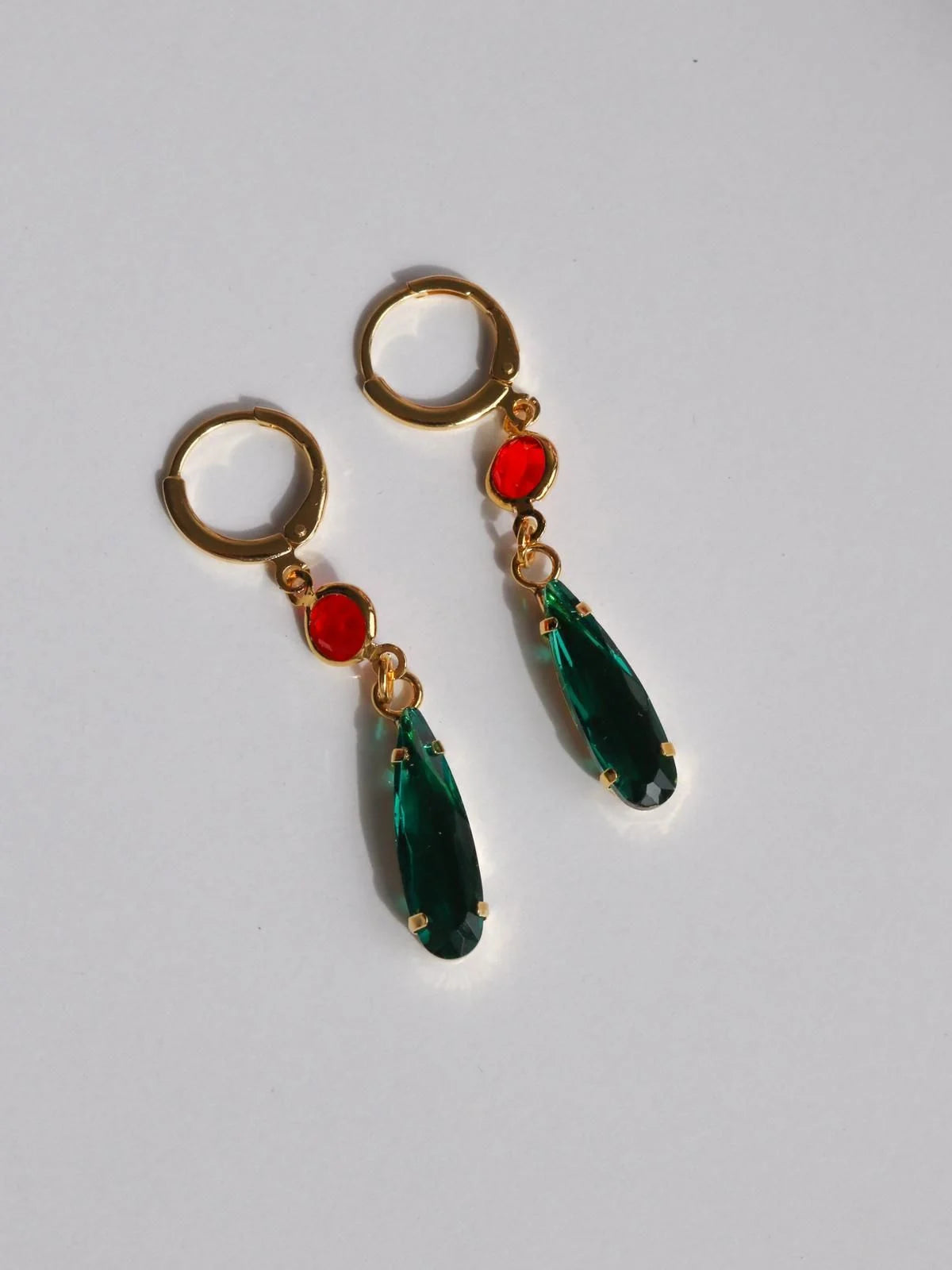 Howl's Moving Chateau Earrings, Green Earring, Anime Earrings