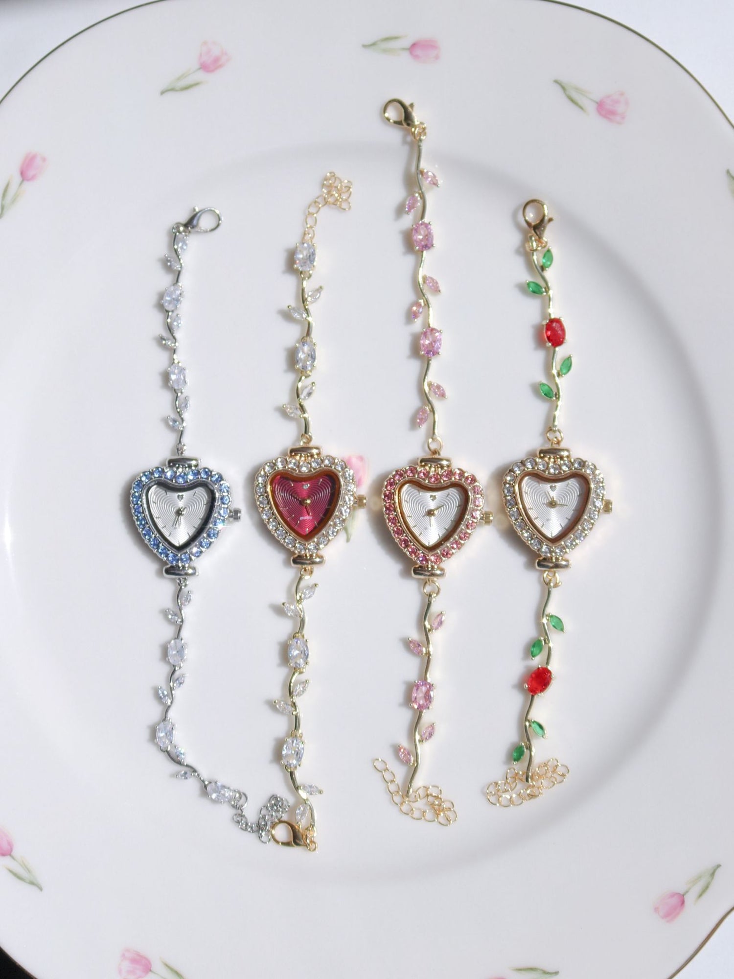 Red-Green Tulip Garden Watch