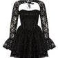 Reorah Couture | Vamp Dress, Maleficent Dress, Mini Black Dress