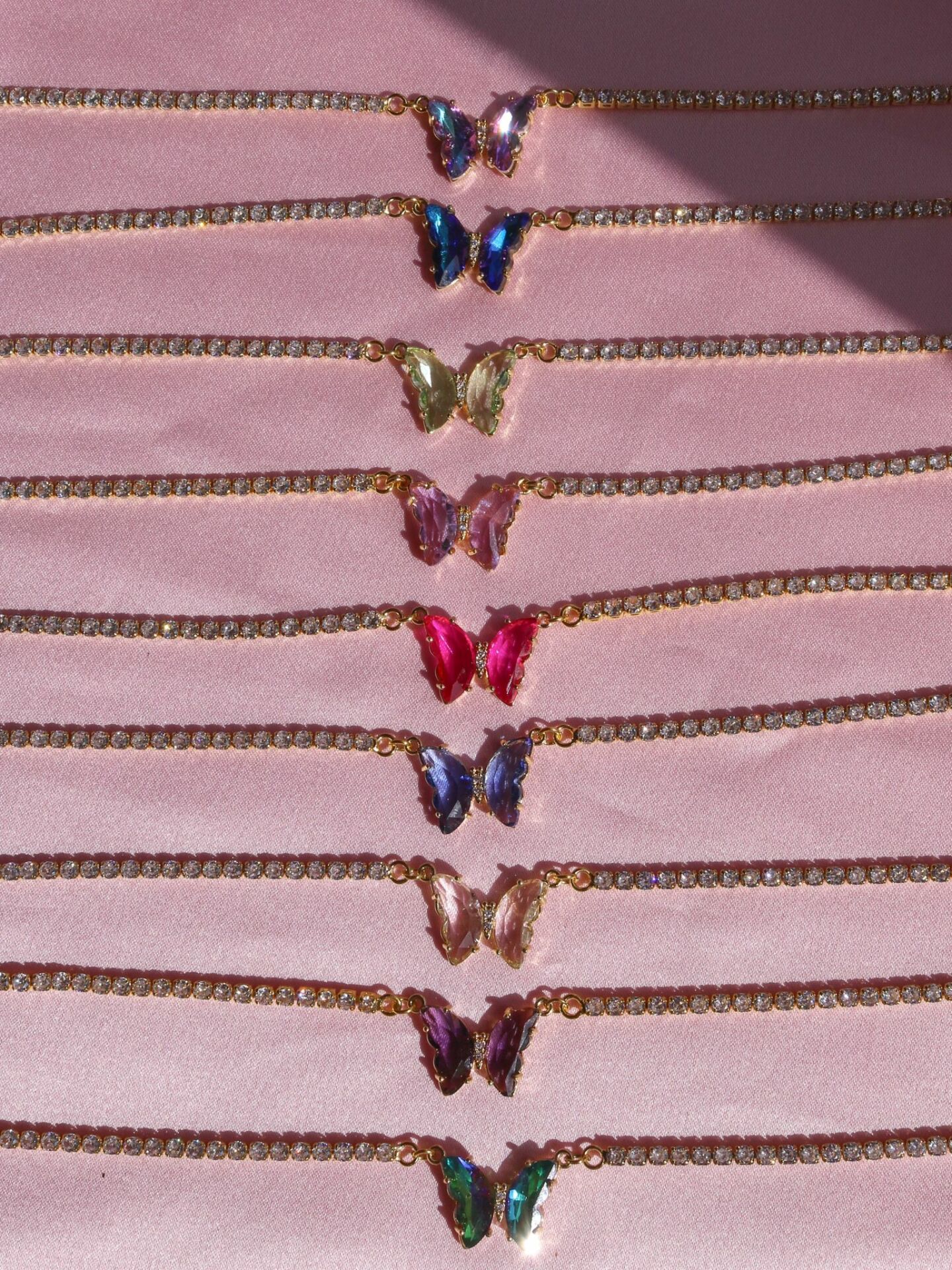 Butterfly Zirconia Choker