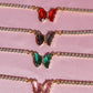 Butterfly Zirconia Choker