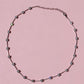 Diamond Stones Choker, 925 Sterling Silver