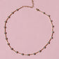 Diamond Stones Choker, 925 Sterling Silver