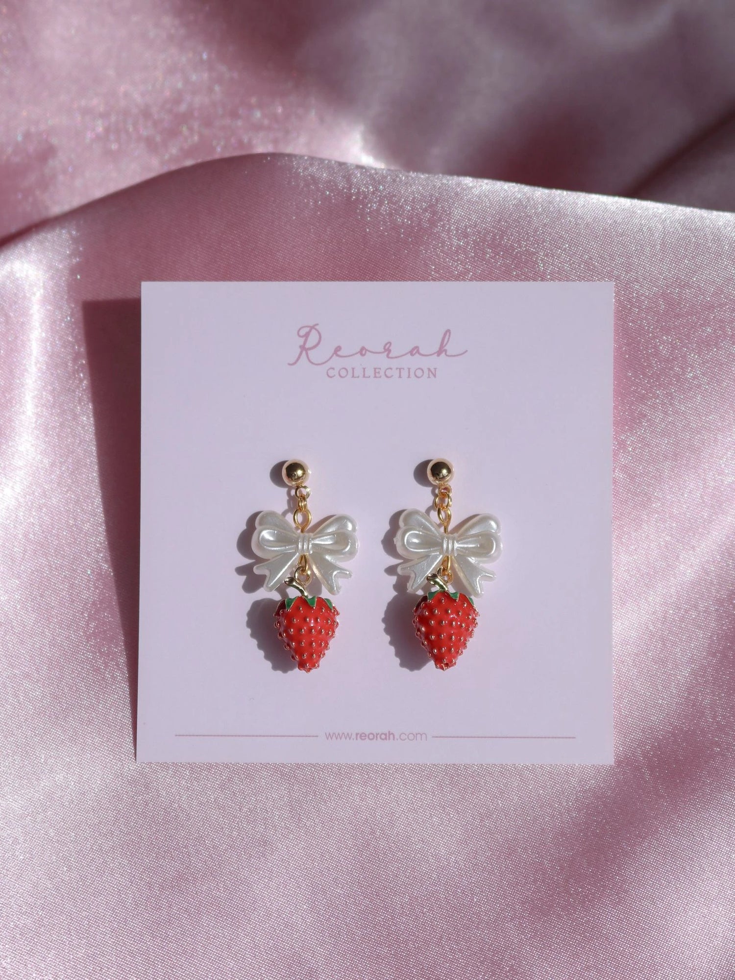 Strawberry Cake Earrings