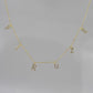 925 Silver Stone Name Necklace