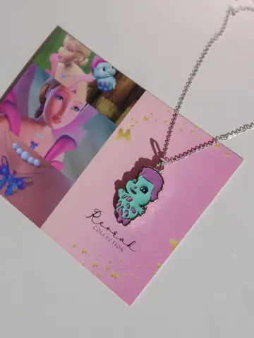 Fairy Bibble Necklace, Mermaid Elina Necklace