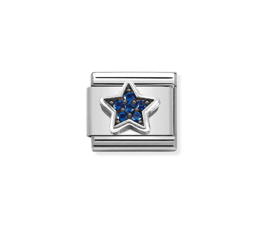 COMPOSABLE CLASSIC LINK STAR BLUE CZ