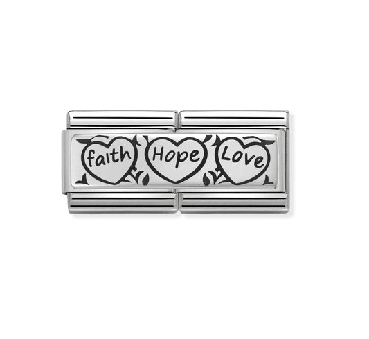 COMPOSABLE CLASSIC FAITH HOPE LOVE DOUBLE LINK