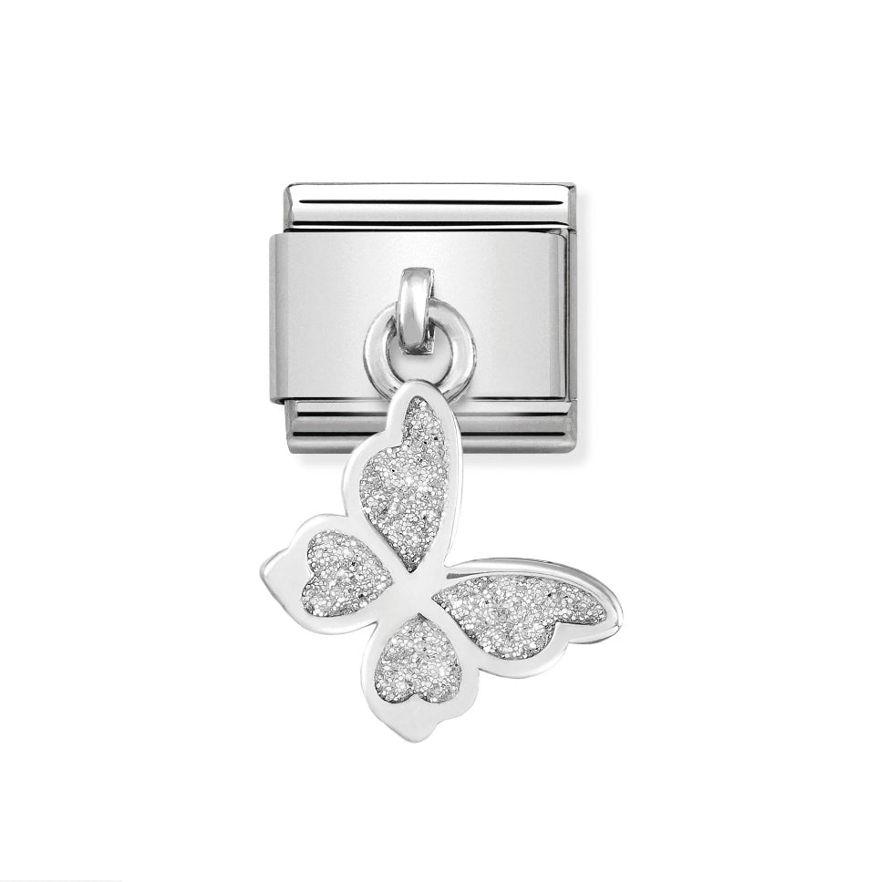 COMPOSABLE CLASSIC LINK BUTTERFLY WITH GLITTER