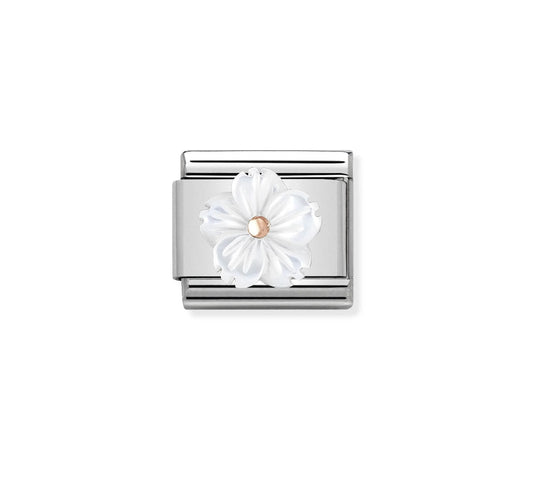 COMPOSABLE CLASSIC LINK FLOWER IN MOTHER OF PEARL