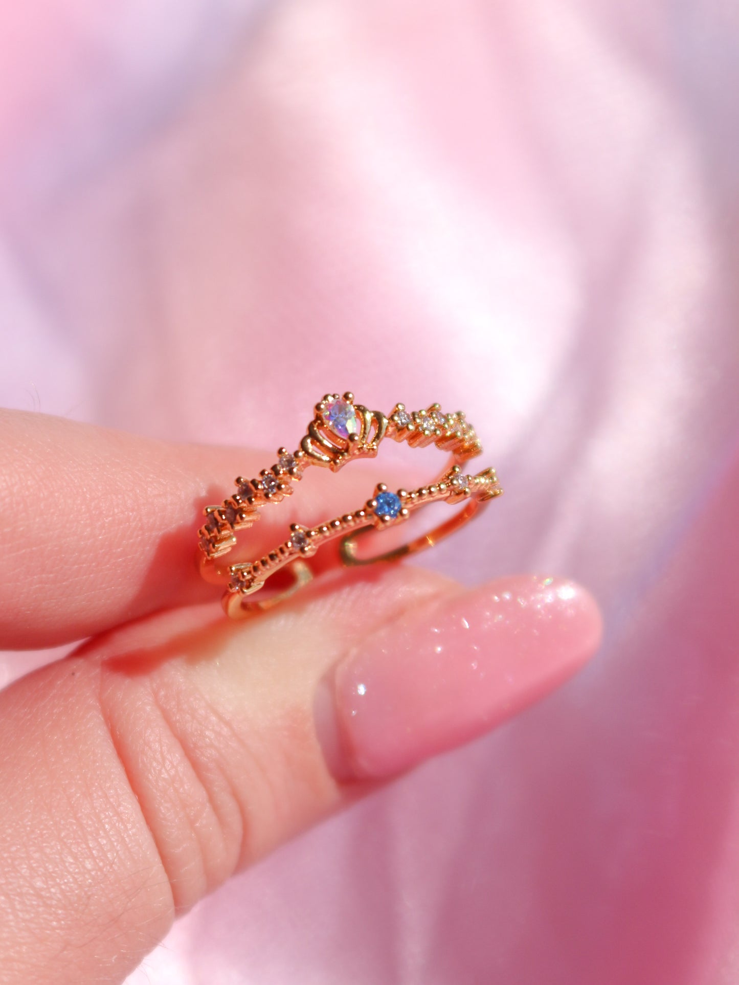 Ariel Mermaid Ring, Mermaid Princess Tiara Ring