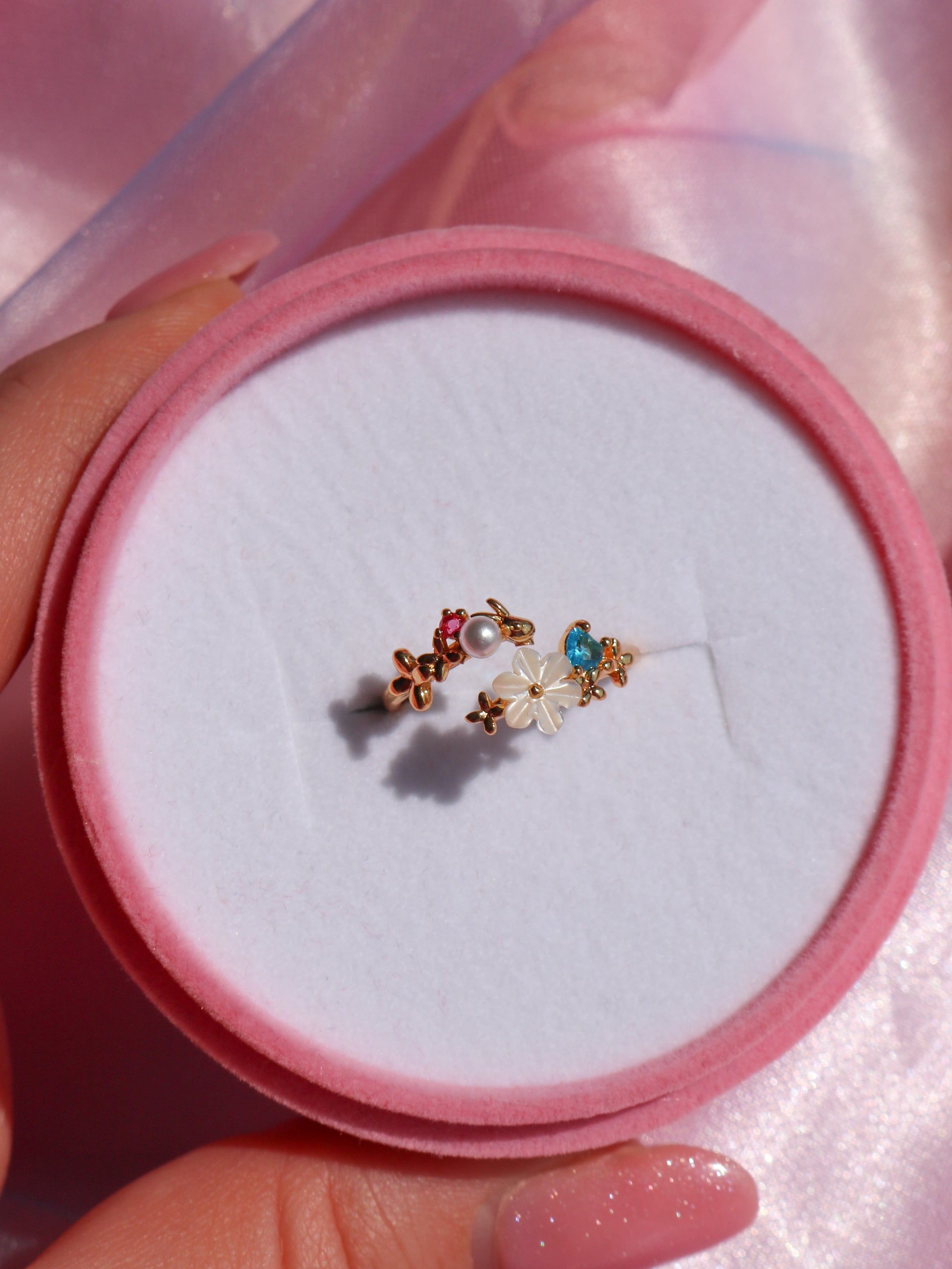 Alice Ring, Flower Wonderland Ring – Reorah - Reoriva LLC