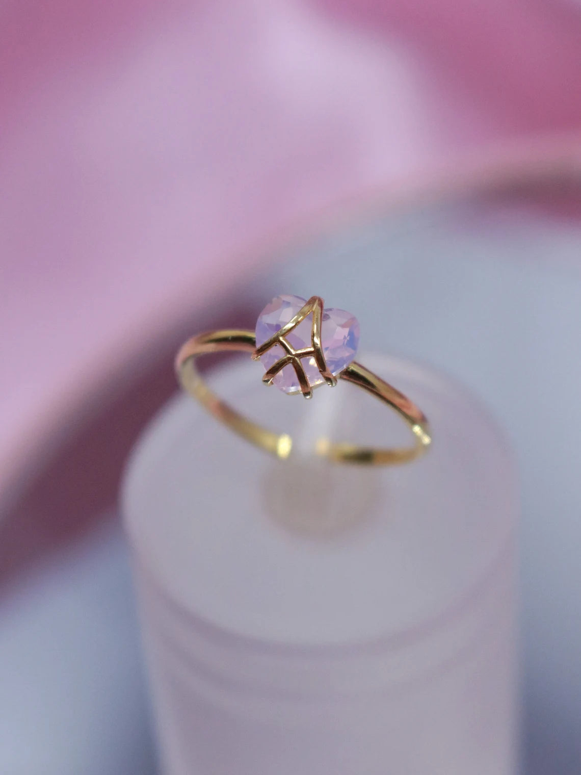 Diamond Chateau Heart Ring, 925 Sterling Silver