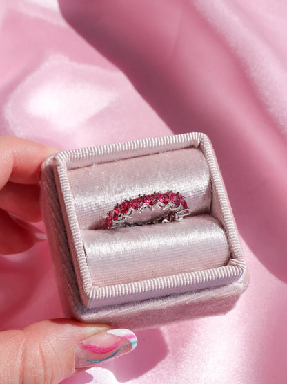 Çoklu Kalp Renkli Yüzük