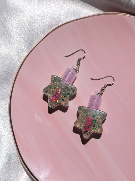 Star Lip Gloss Earrings