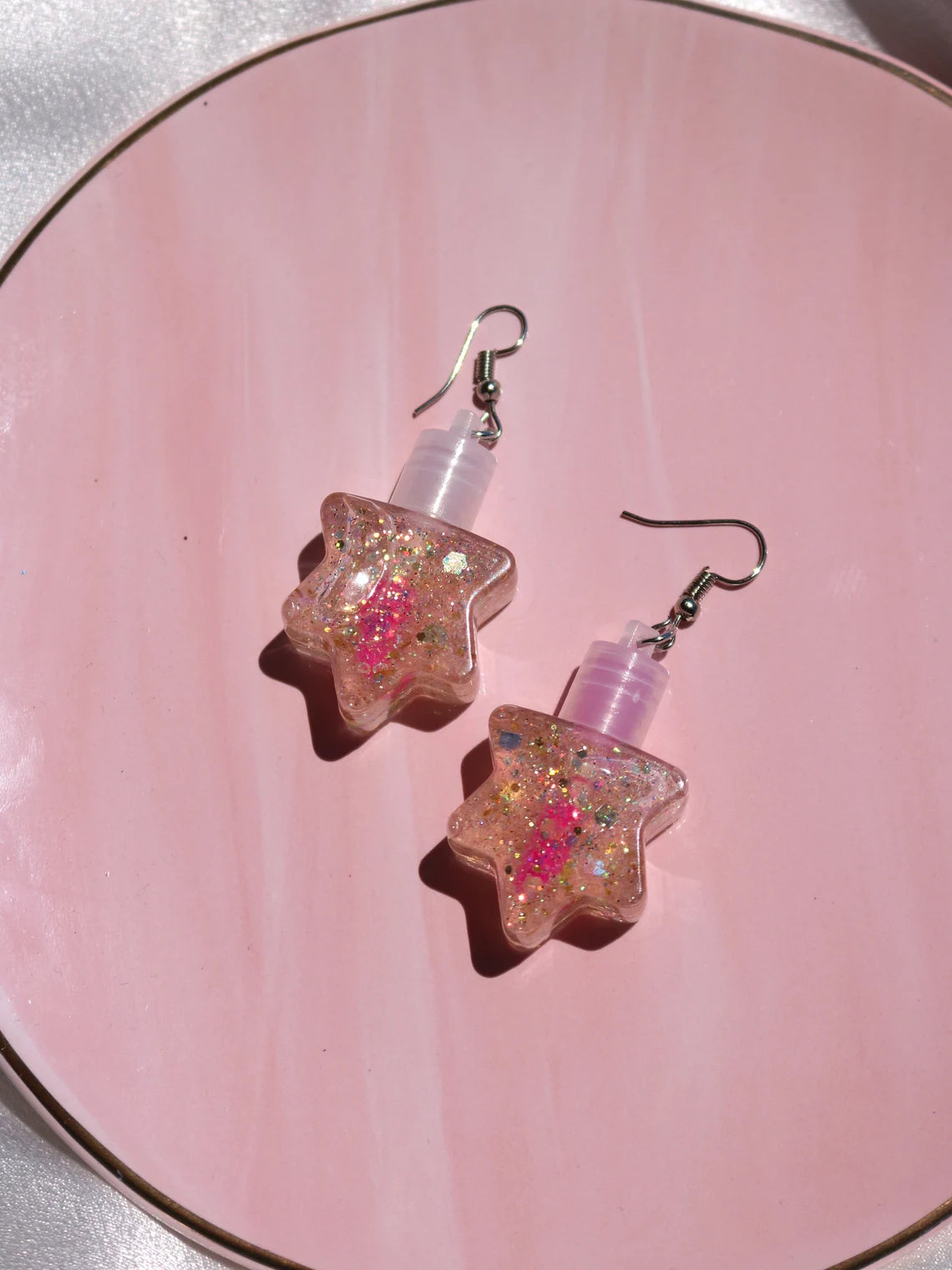 Star Lip Gloss Earrings