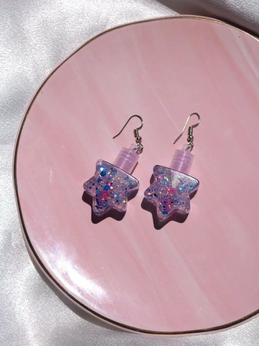 Star Lip Gloss Earrings