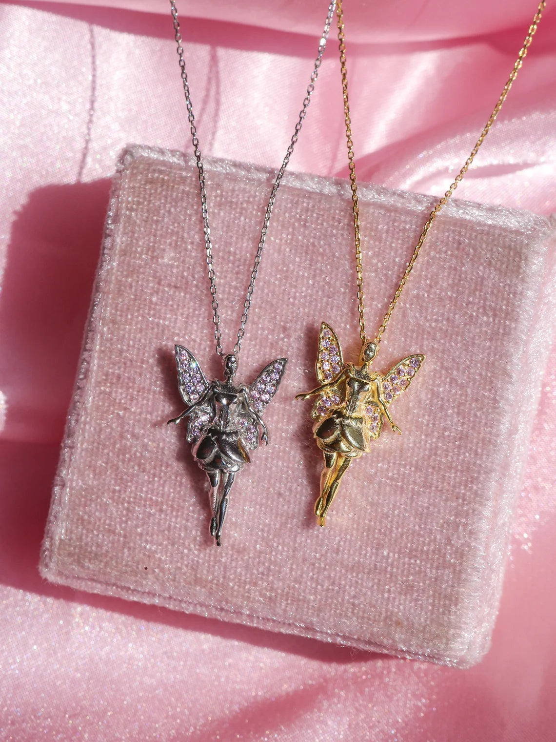 Fairy Elina Necklace, Mermaid Necklace, 925 Sterling Silver