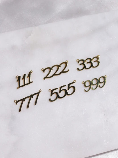 Angel Number Necklace Gold Plated, 111 222 333 444 555 666 777 888 999 –  Reorah - Reoriva LLC
